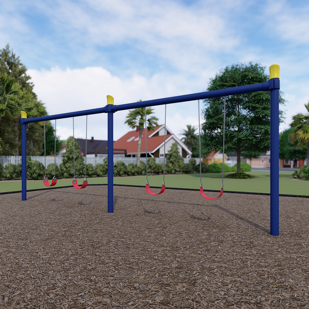 Standard Commercial Swing Set Heavy Duty Steel Construction